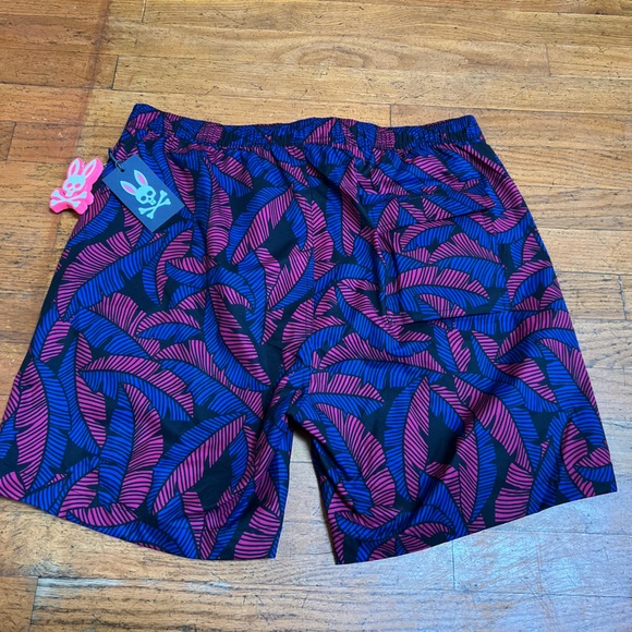 NWT PSYCHO BUNNY MENS CARDEN SWIM SHORTS Men's XL ACP Lined - Picture 4 of 10